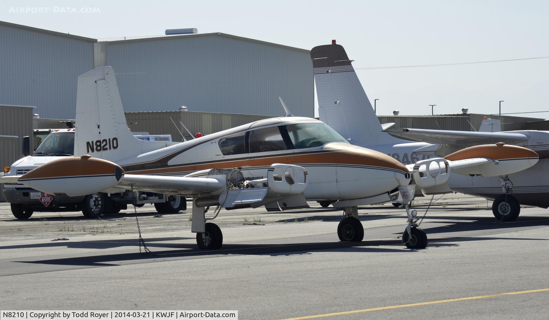 N8210, 1955 Cessna 310 C/N 35172, Maybe parked forever?