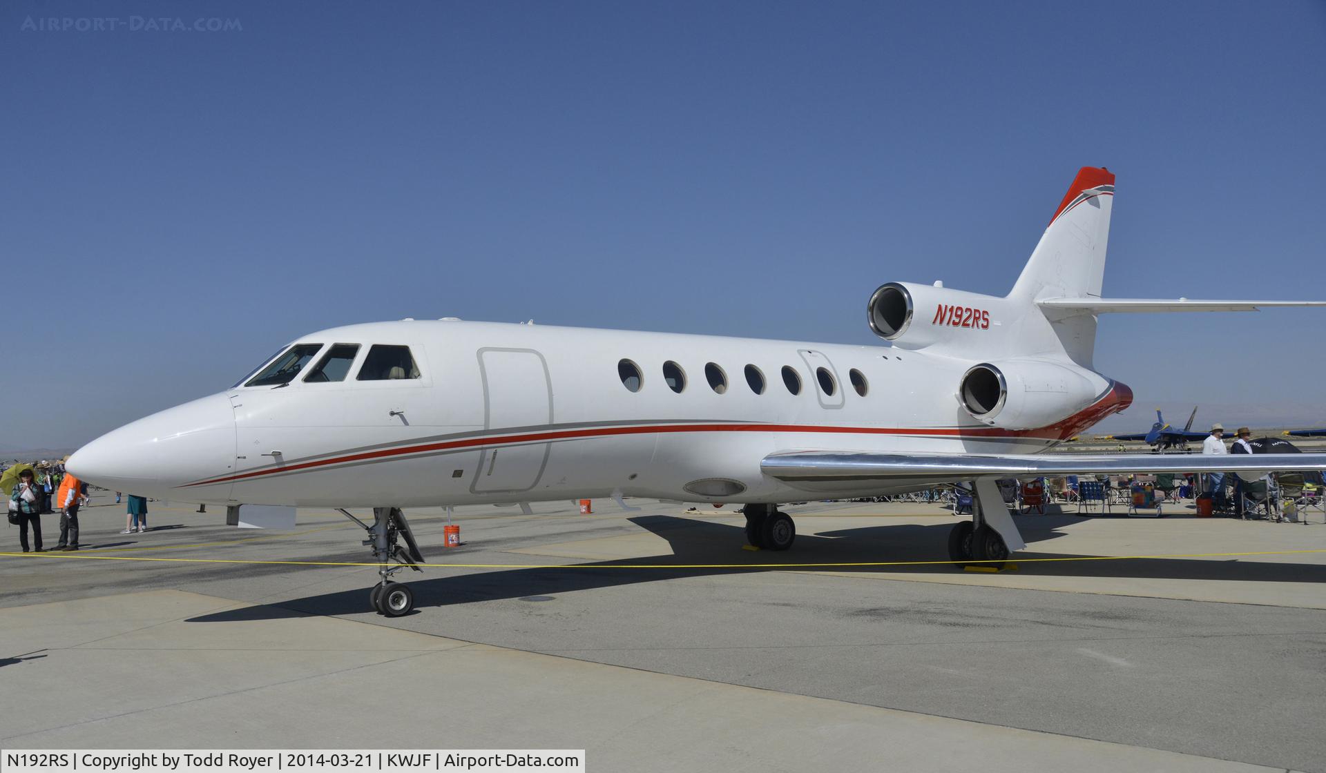 N192RS, 1990 Dassault Falcon 50 C/N 207, On Display at the Los Angels County Airshow
