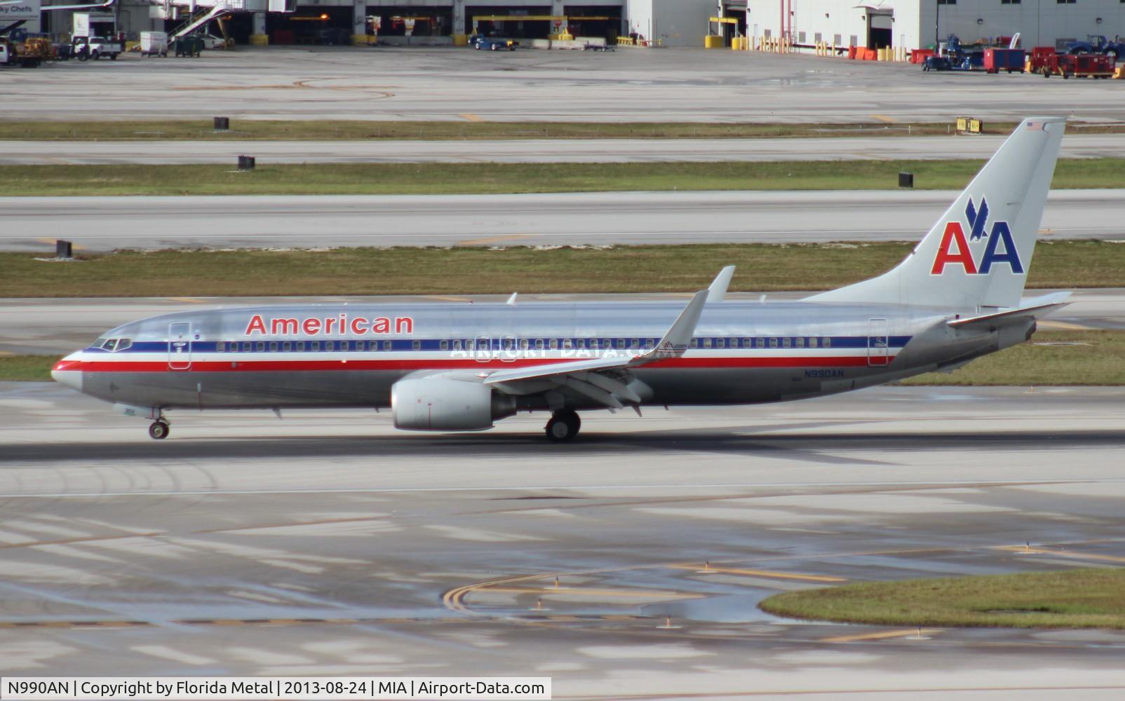 N990AN, 2009 Boeing 737-823 C/N 29563, American 737-800