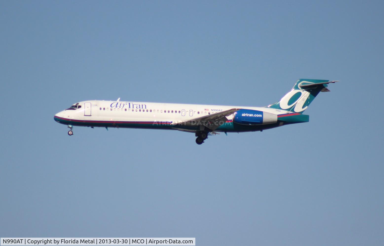 N990AT, 2001 Boeing 717-200 C/N 55134, Air Tran 717