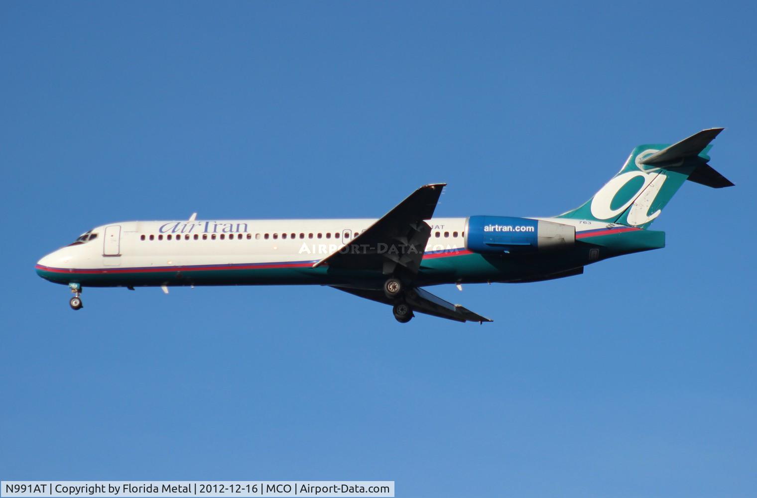 N991AT, 2002 Boeing 717-200 C/N 55135, Air Tran 717