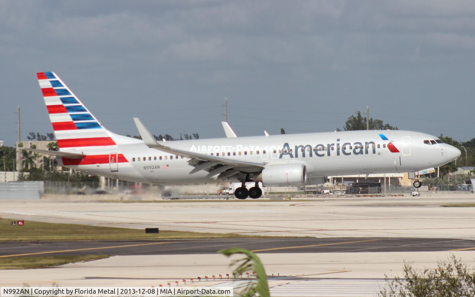 N992AN, 2009 Boeing 737-823 C/N 31071, American 737-800