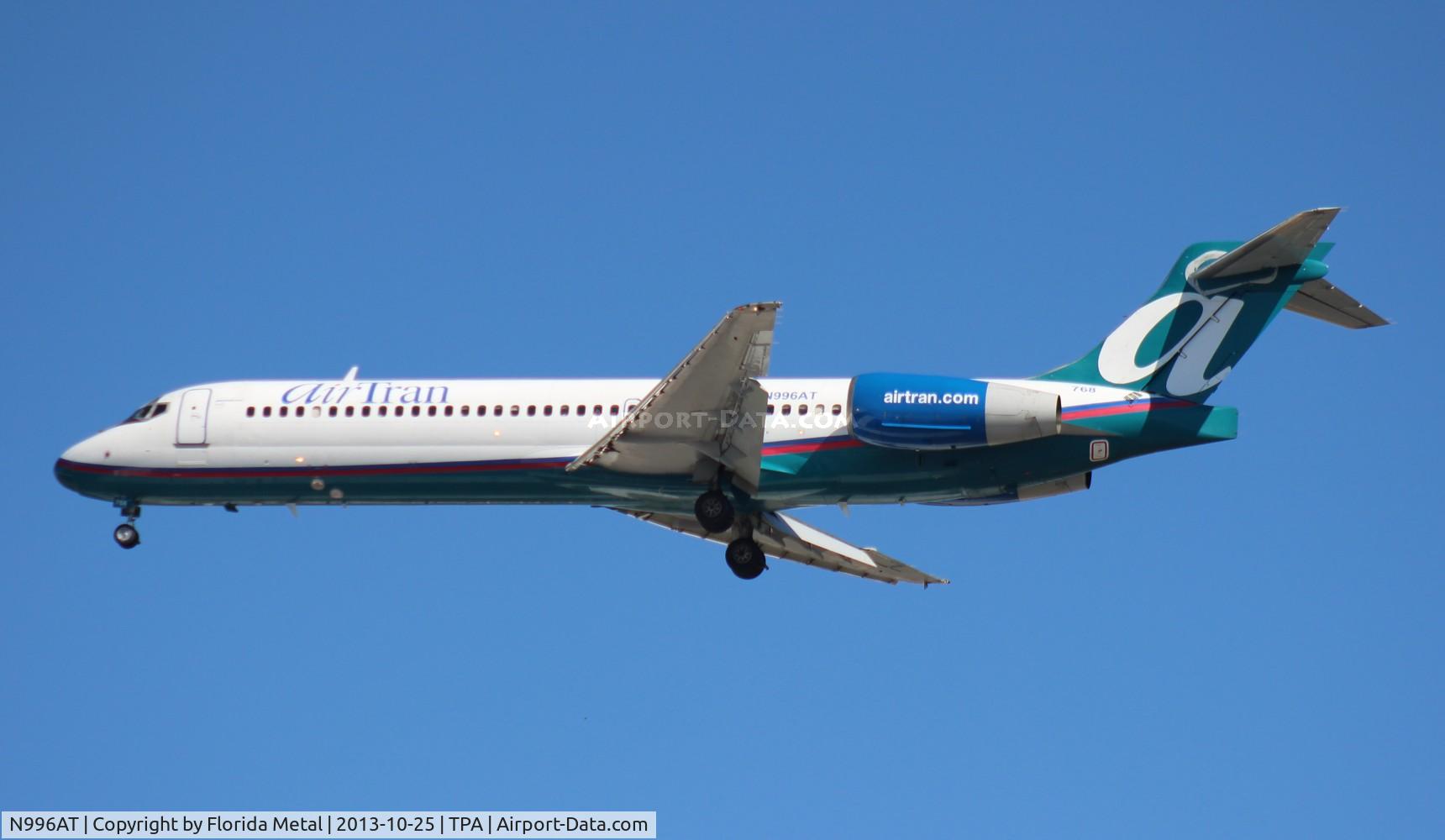 N996AT, 2002 Boeing 717-200 C/N 55140, Air Tran 717