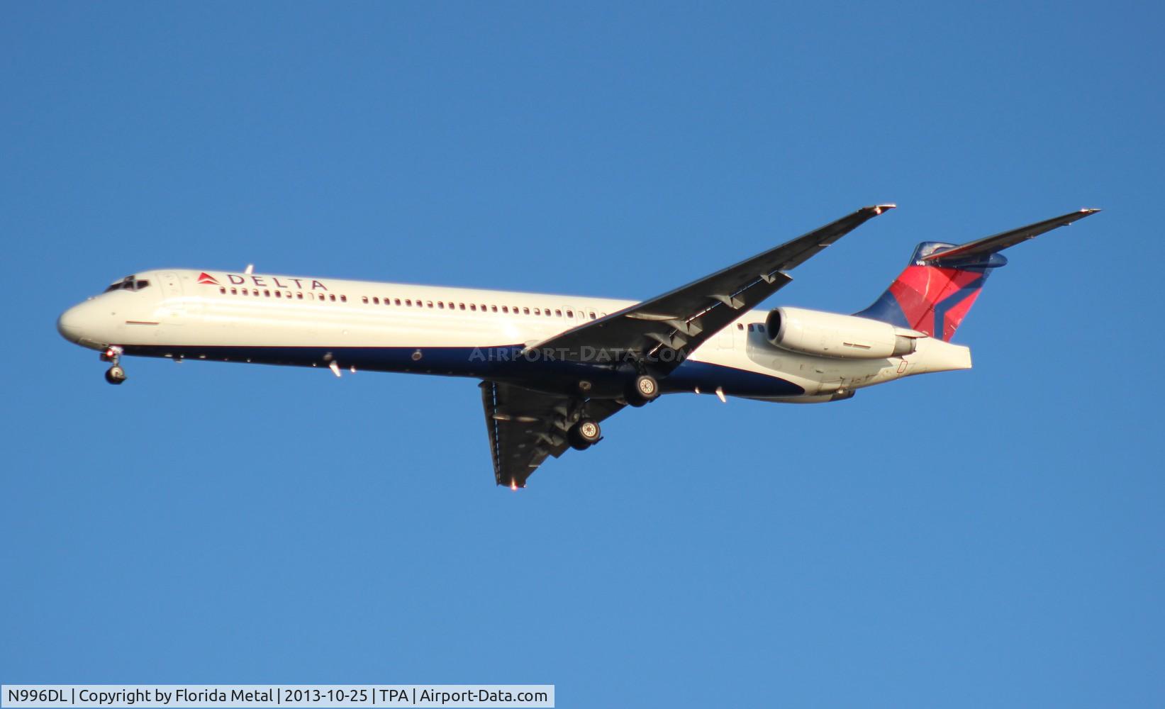 N996DL, 1991 McDonnell Douglas MD-88 C/N 53363, Delta MD-88