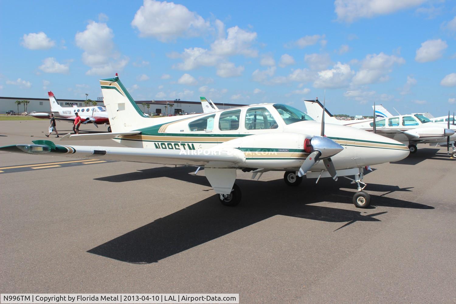 N996TM, 1974 Beech B-55 C/N TC-1670, Beech 55