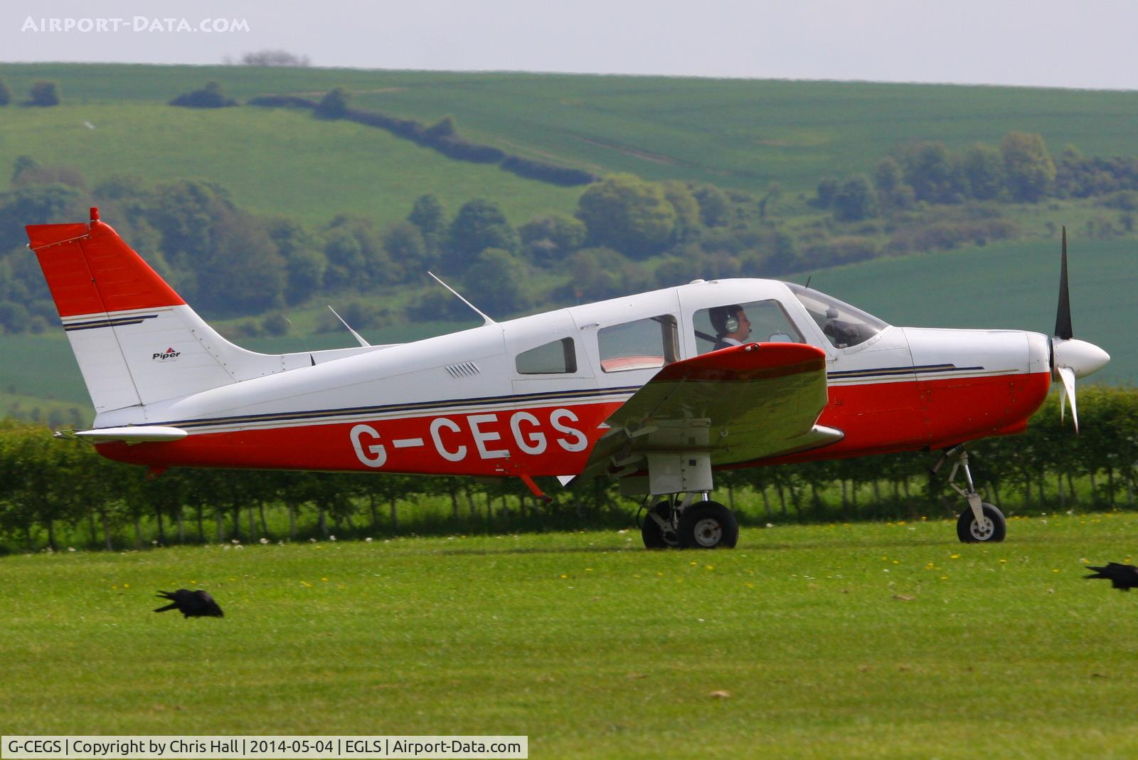 G-CEGS, 1978 Piper PA-28-161 Cherokee Warrior II C/N 28-7816418, at Old Sarum