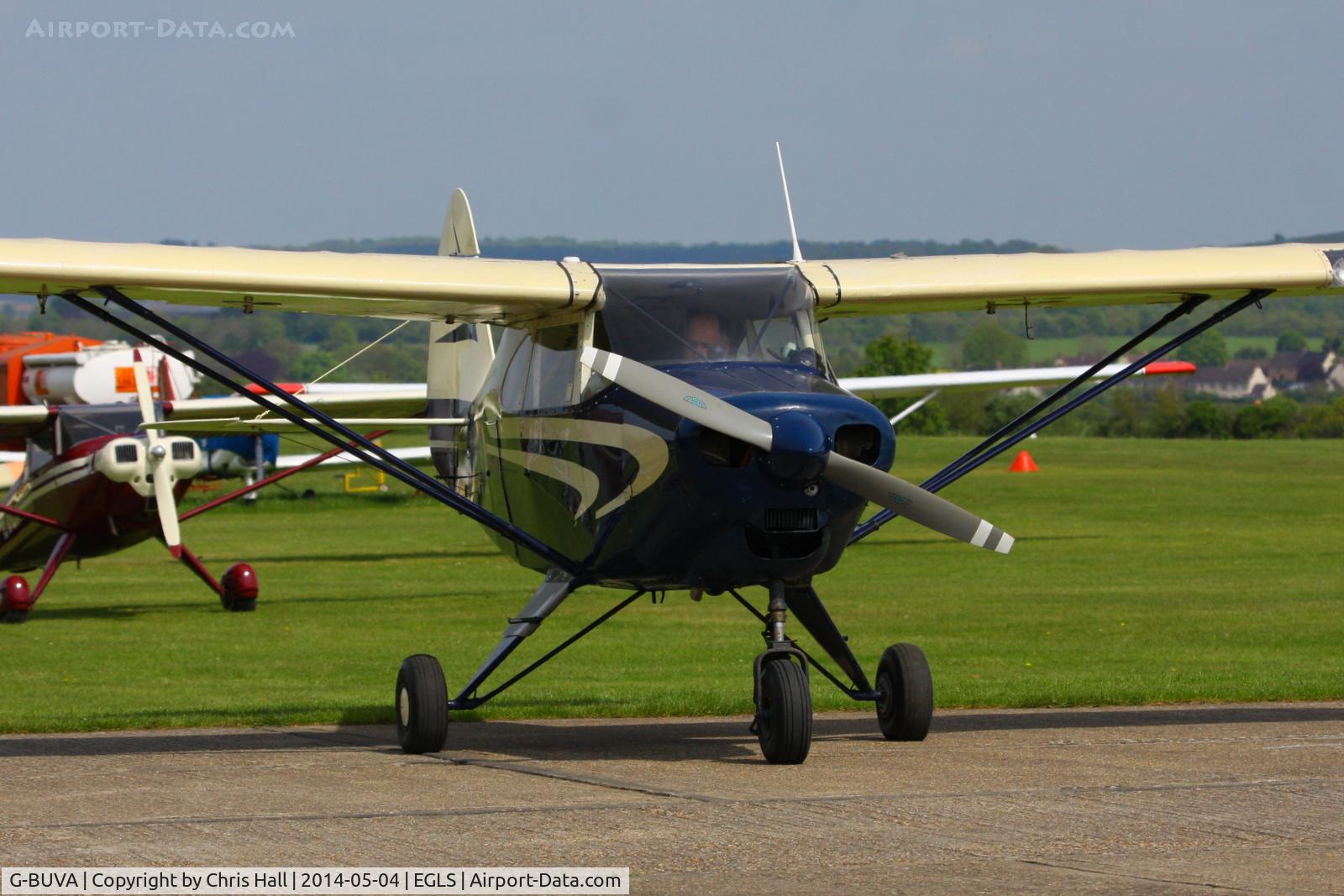 G-BUVA, 1959 Piper PA-22-135 Tri-Pacer C/N 22-1301, at Old Sarum