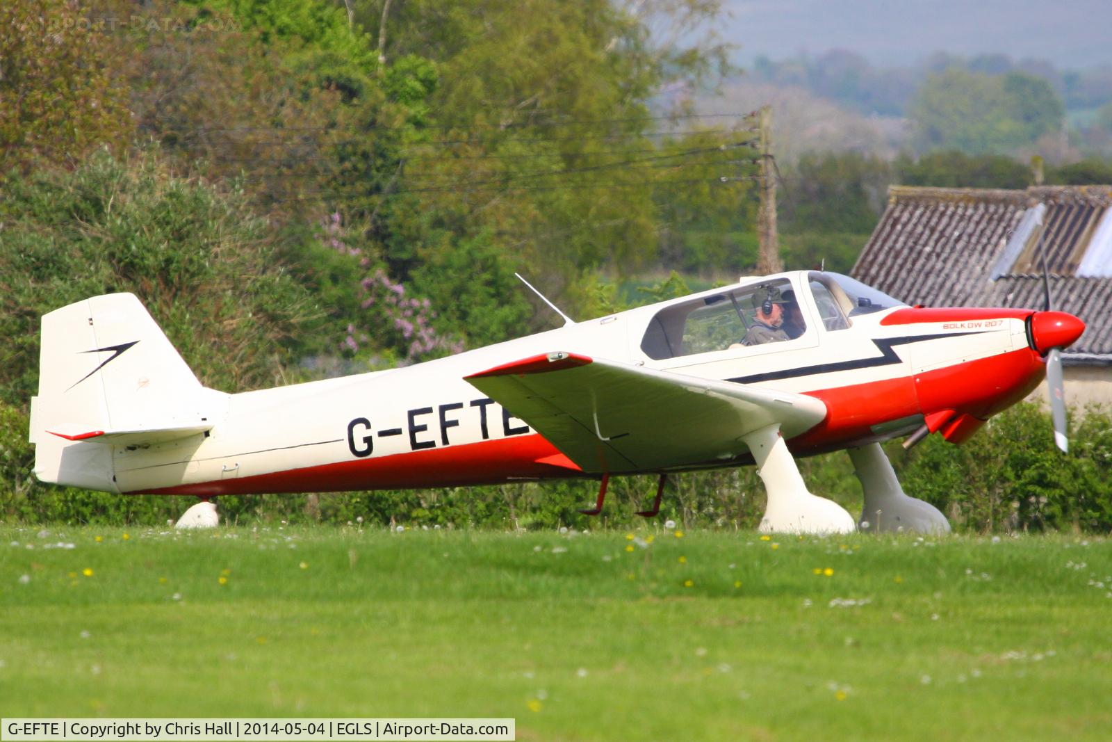 G-EFTE, 1961 Bolkow Bo-207 C/N 218, at Old Sarum