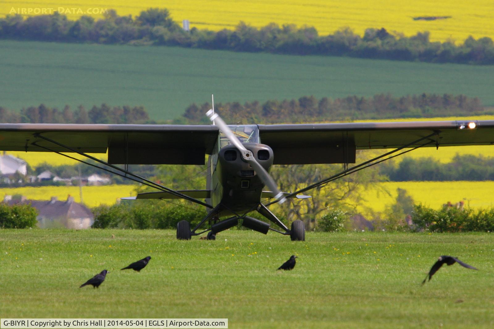 G-BIYR, 1954 Piper L-21B Super Cub (PA-18-135) C/N 18-3841, at Old Sarum
