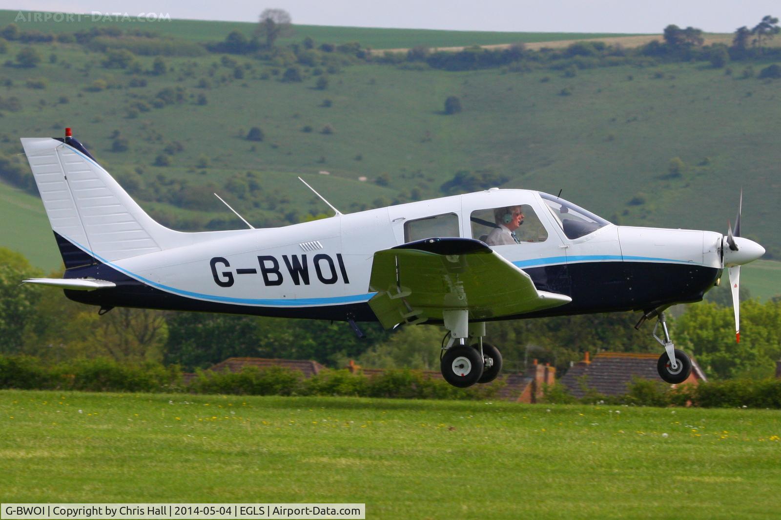 G-BWOI, 1989 Piper PA-28-161 C/N 2841307, at Old Sarum