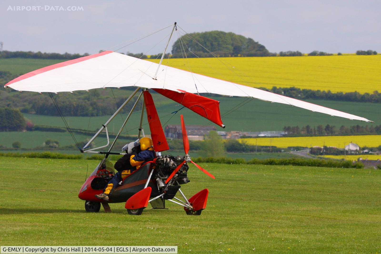 G-EMLY, 1999 Pegasus Quantum 15-912 C/N 7531, at Old Sarum