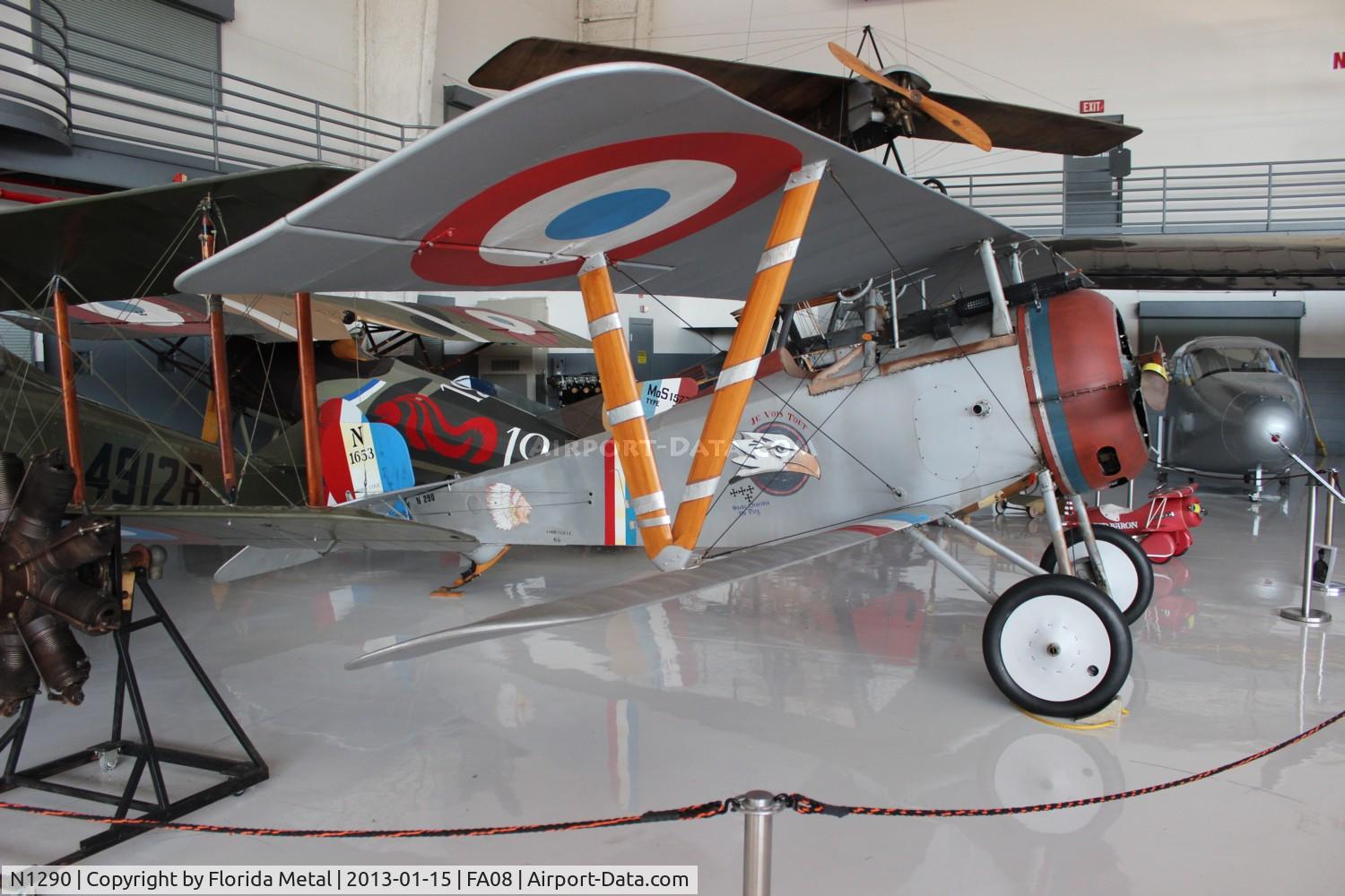 N1290, 1971 Nieuport 17 Replica C/N LCNC 1967, Nieuport 17 Replica
