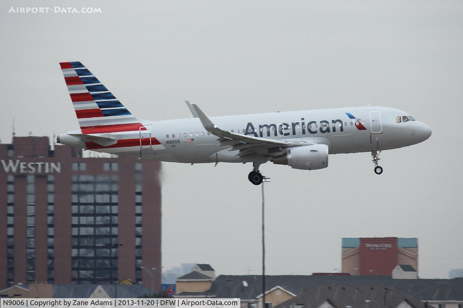 N9006, 2013 Airbus A319-115 C/N 5761, American Airlines Airbus at DFW Airport