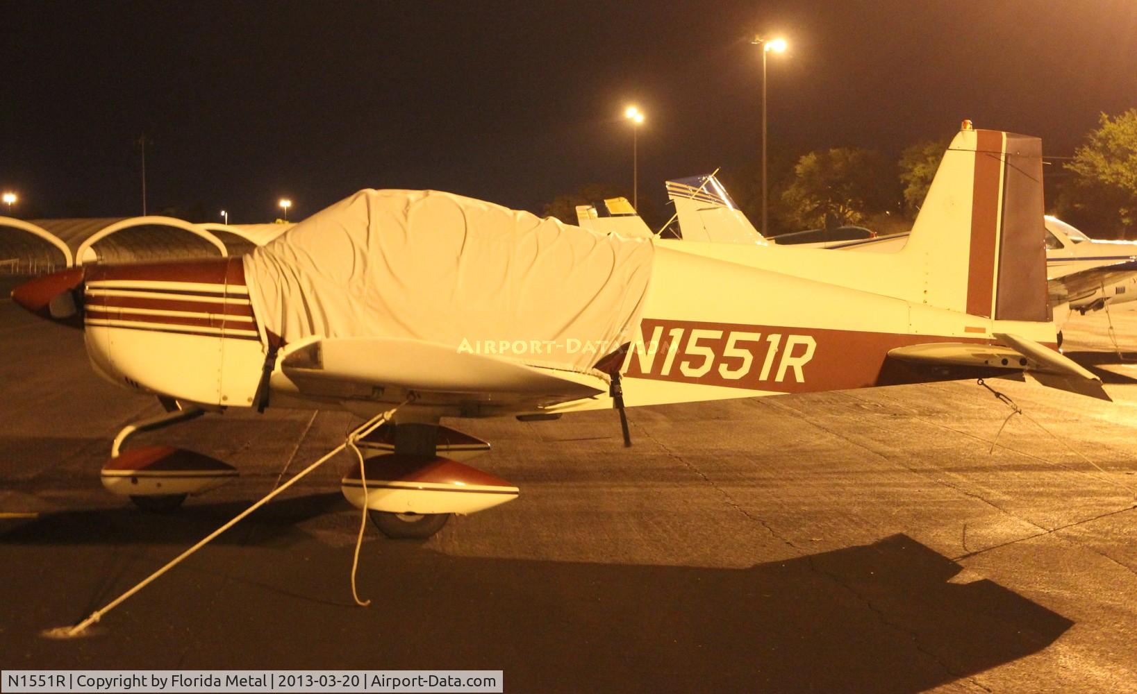 N1551R, 1976 Grumman American AA1C C/N AA1B-0601, Grumman AA-1C