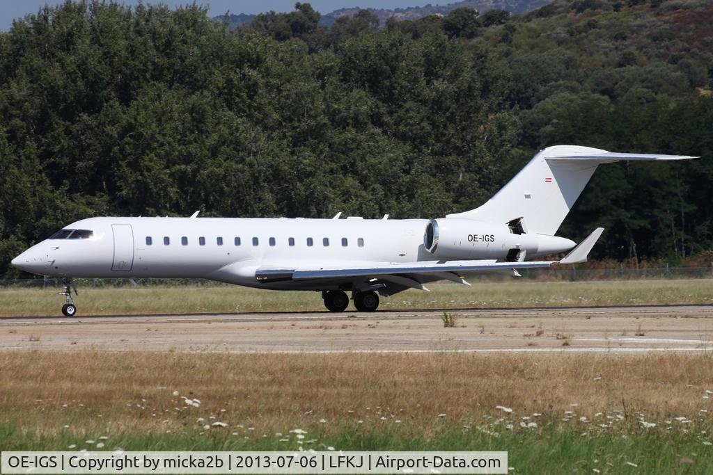 OE-IGS, 2010 Bombardier BD-700-1A10 Global Express C/N 9044, Landing