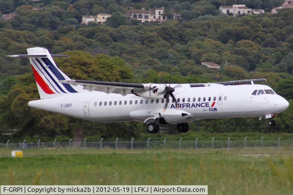 F-GRPI, 2005 ATR 72-212A C/N 722, Landing