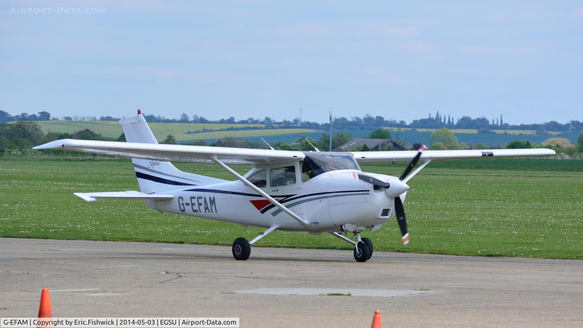 G-EFAM, 1999 Cessna 182S Skylane C/N 18280442, 3. G-EFAM preparing to depart Duxford Airfield.