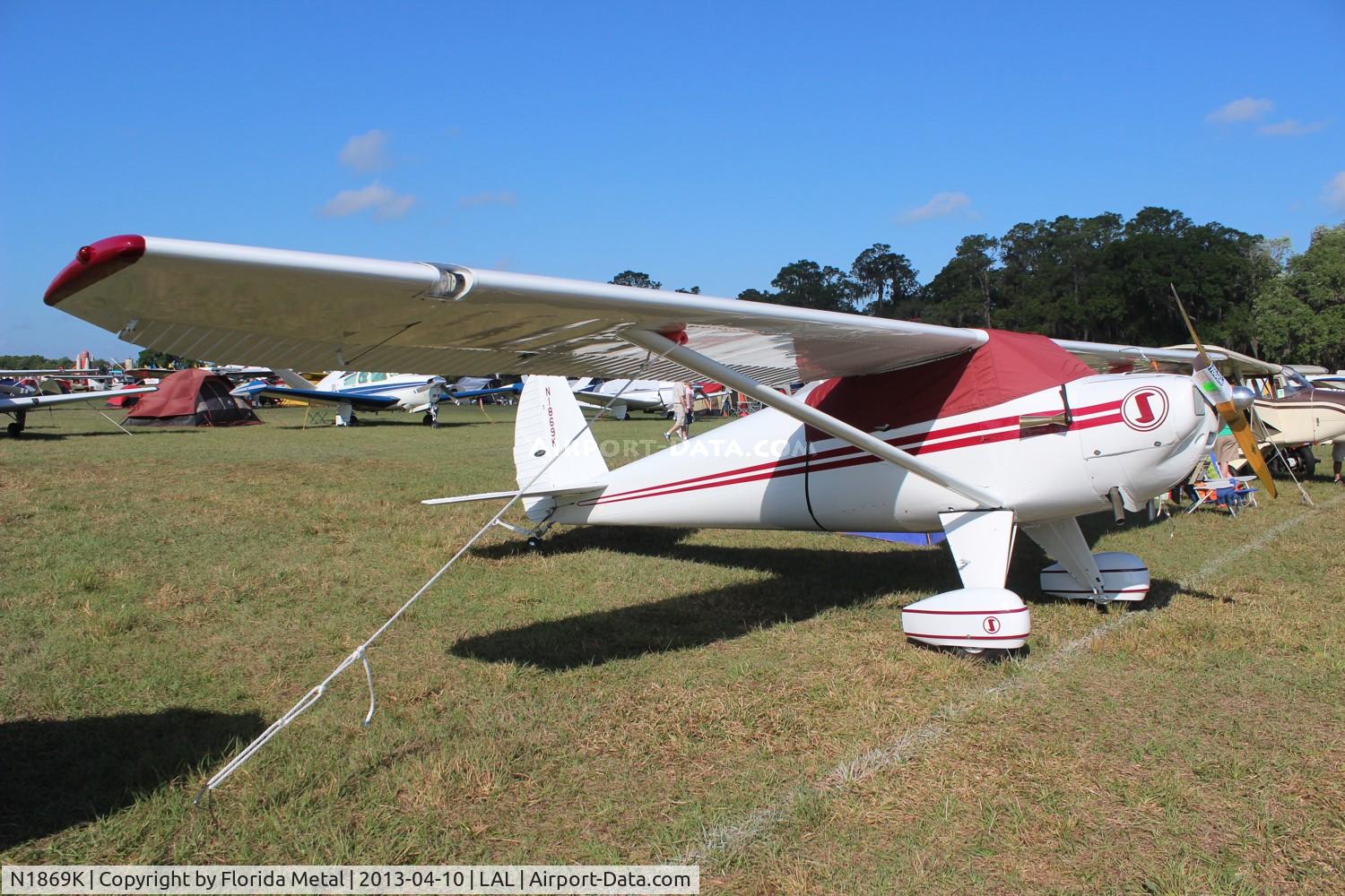 N1869K, 1947 Luscombe 8E Silvaire C/N 4596, Luscombe 8E