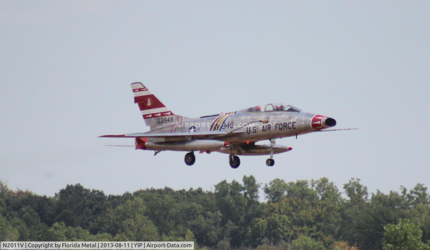 N2011V, 1958 North American F-100F Super Sabre C/N 243-224, F-100F Super Sabre