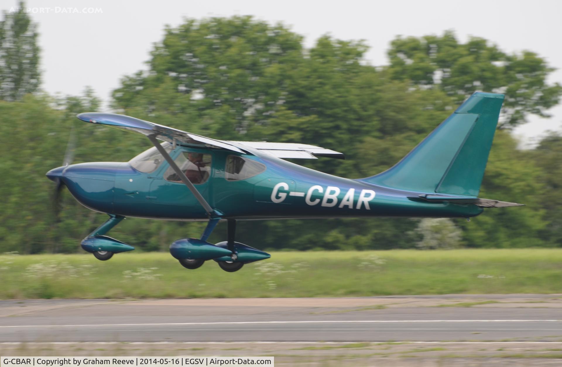 G-CBAR, 2003 Stoddard-Hamilton Glastar C/N PFA 295-13133, Just taken off.