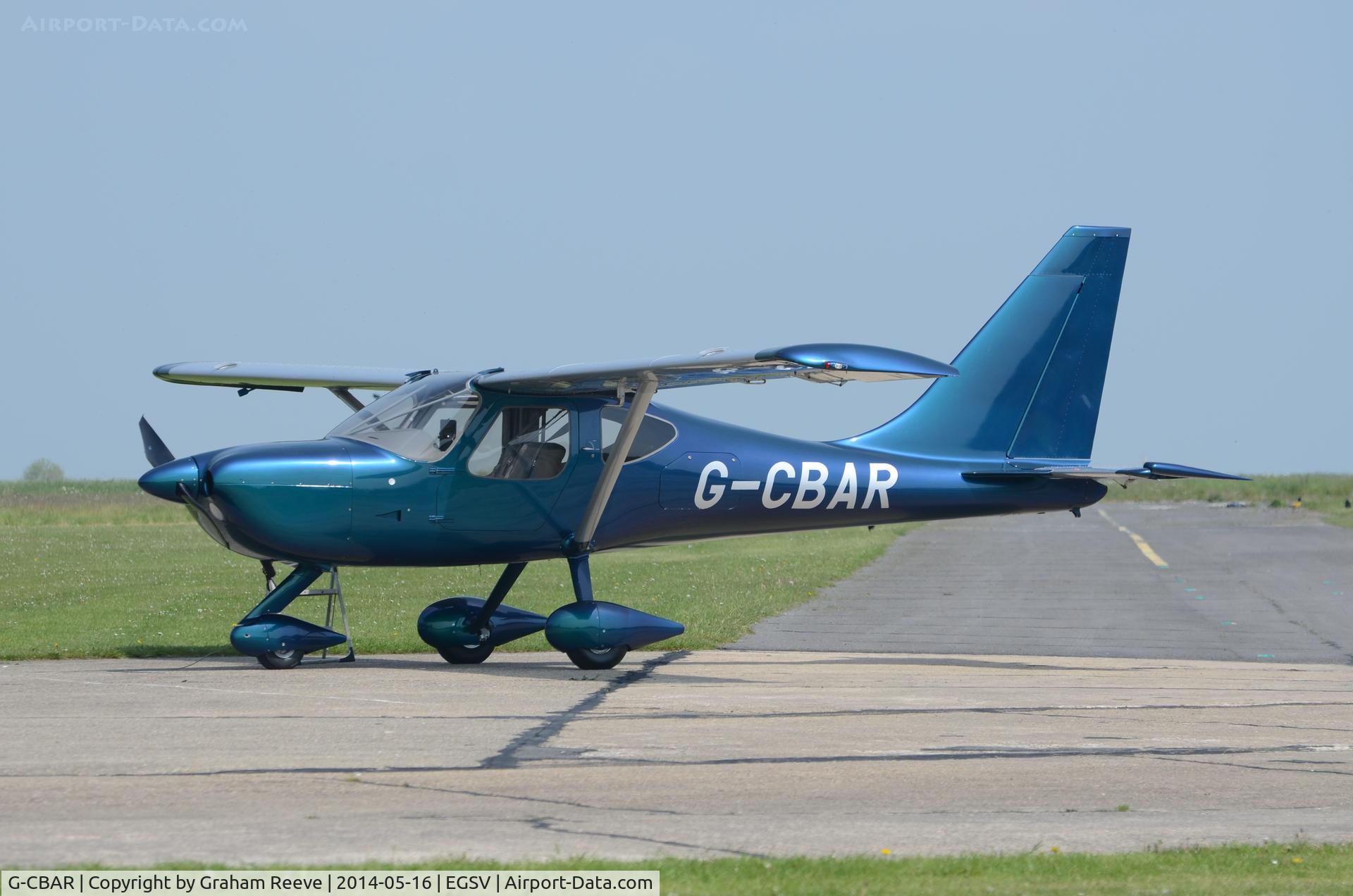 G-CBAR, 2003 Stoddard-Hamilton Glastar C/N PFA 295-13133, Parked at Old Buckenham.