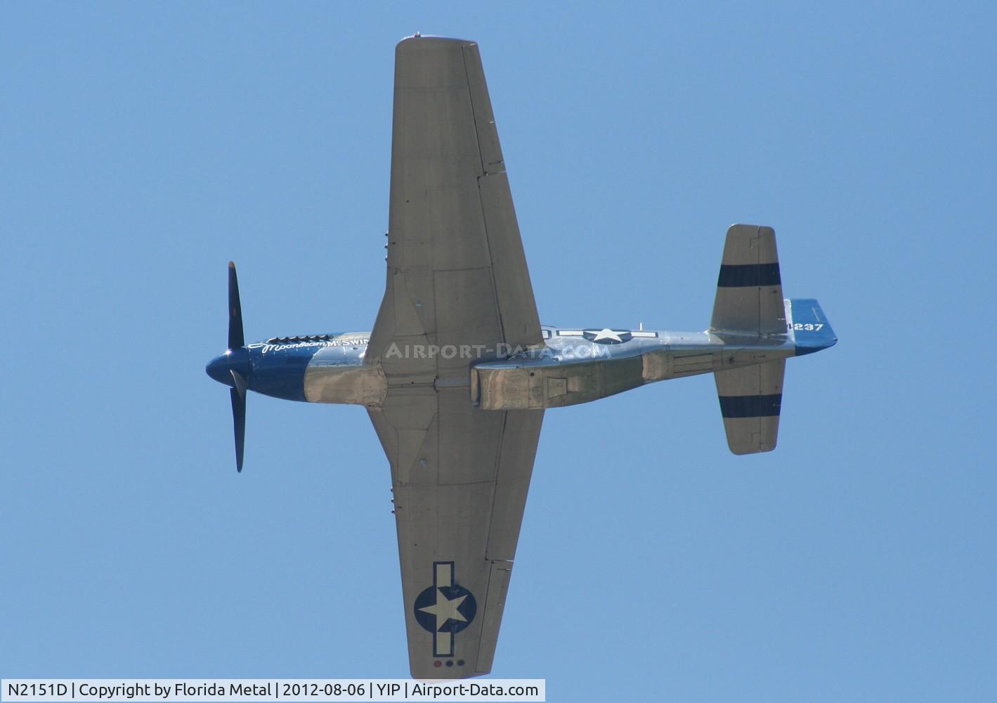 N2151D, 1944 North American F-51D Mustang C/N 122-40196, P-51D Moonbeam McSwine