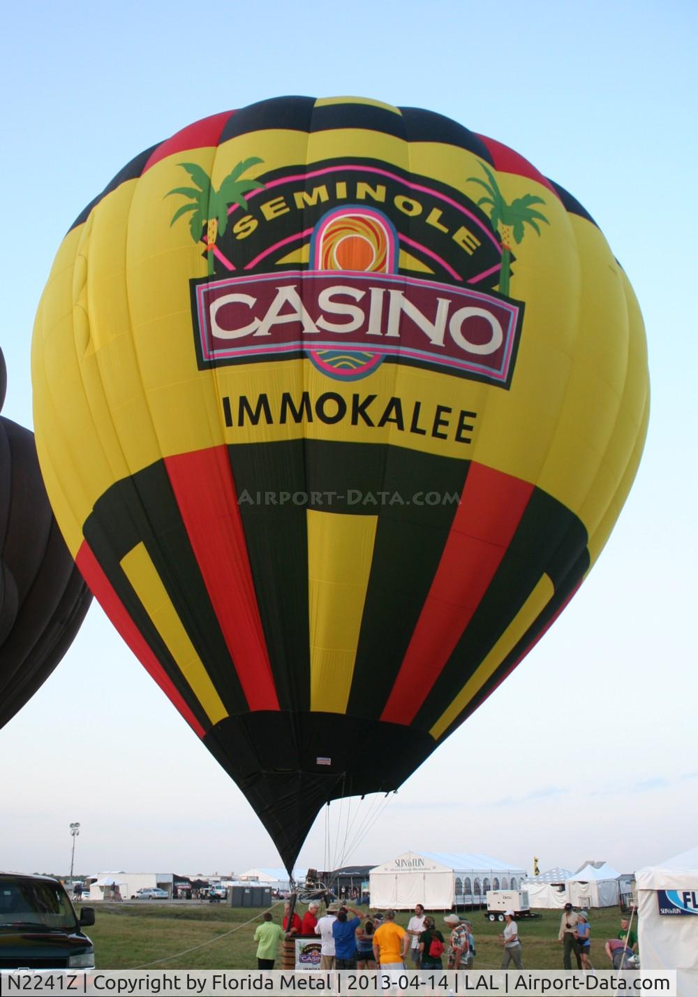 N2241Z, Cameron Balloons Z-90 C/N 6568, Seminole Casino balloon