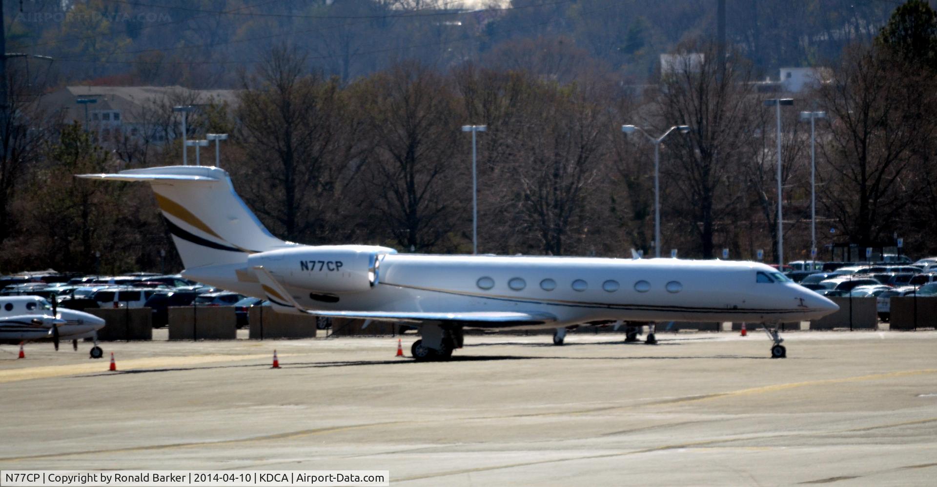 N77CP, 1999 Gulfstream Aerospace G-V C/N 565, On the ramp National