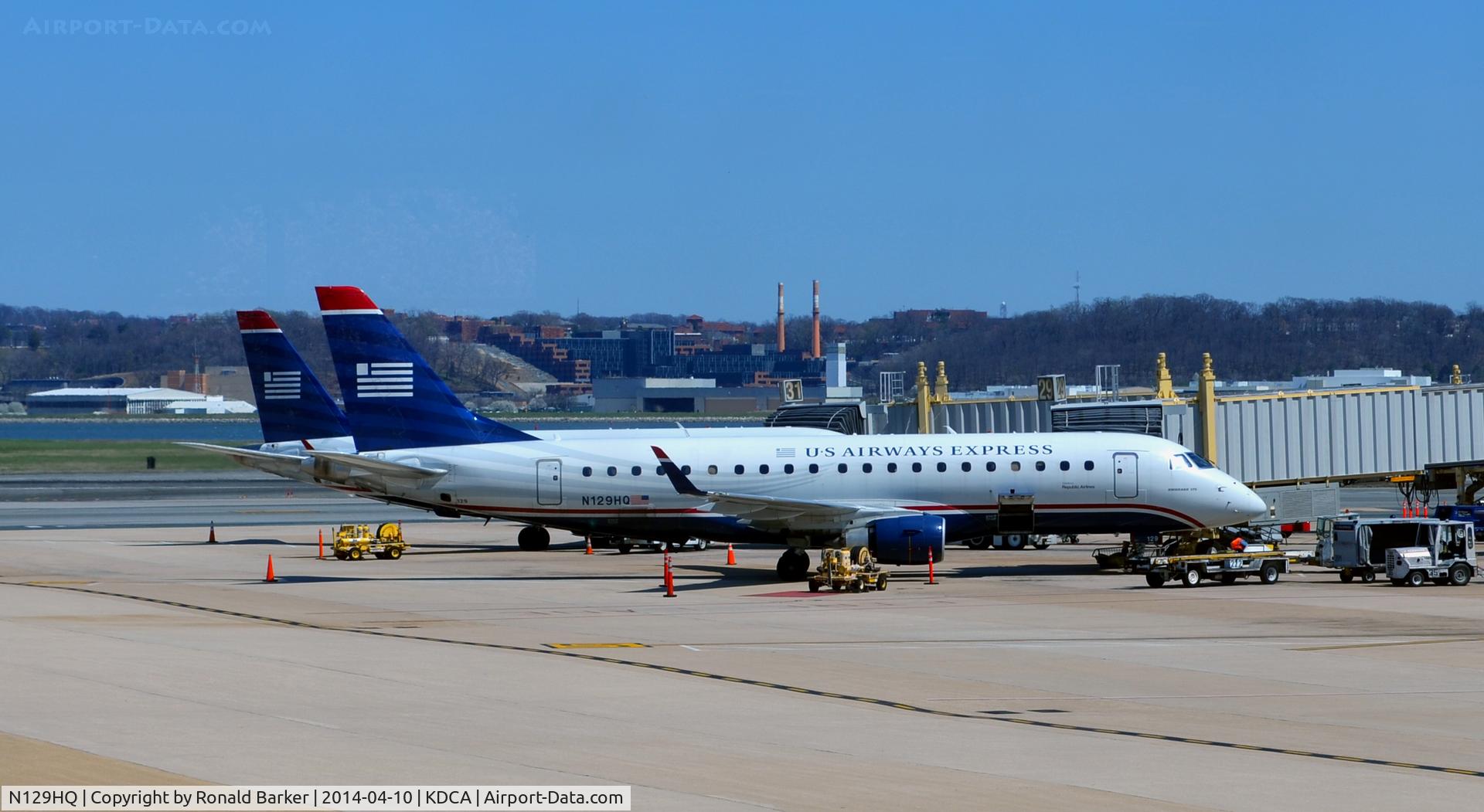 N129HQ, 2008 Embraer 175LR (ERJ-170-200LR) C/N 17000211, Gate 29 National