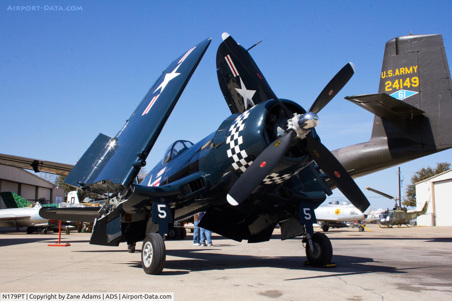 N179PT, 1948 Vought F4U-5 Corsair C/N Not found (Bu122179), A visitor at the Cavanaugh Flight Museum