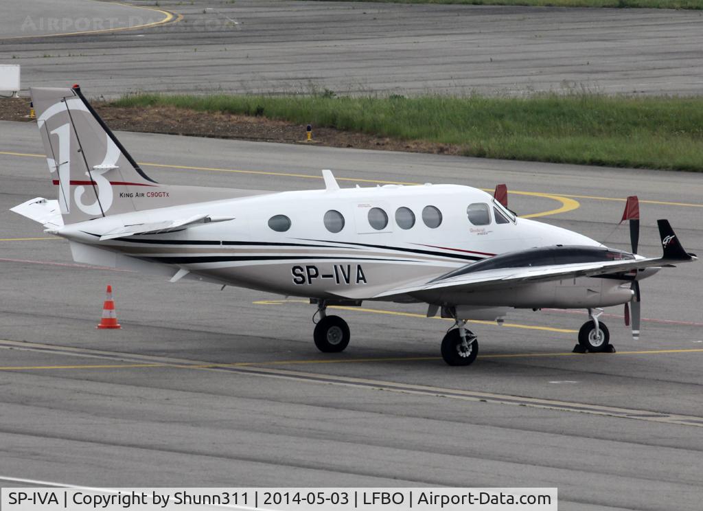 SP-IVA, 2010 Hawker Beechcraft C90GTx C/N LJ-1978, Parked at the General Aviation area...