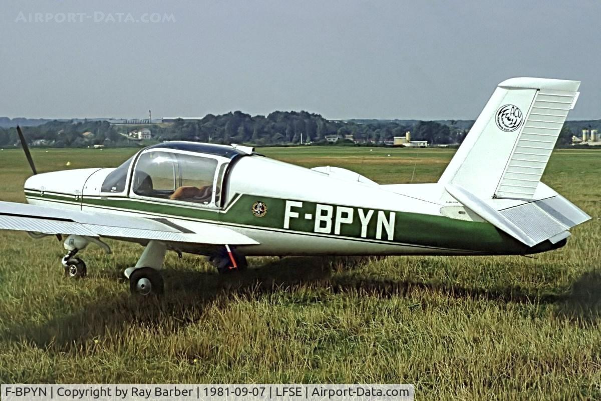F-BPYN, Socata MS-880B Rallye Club C/N 1250, Socata MS.880B Rallye Club [1250] Epinal-Dogneville~F 07/09/1981. Taken from a slide.