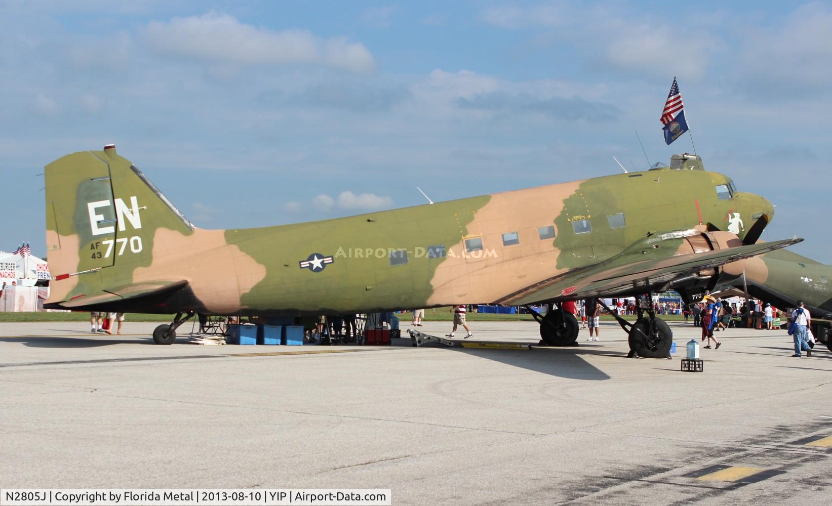 N2805J, 1944 Douglas DC3C-R-1830-90C C/N 20835, AC-47