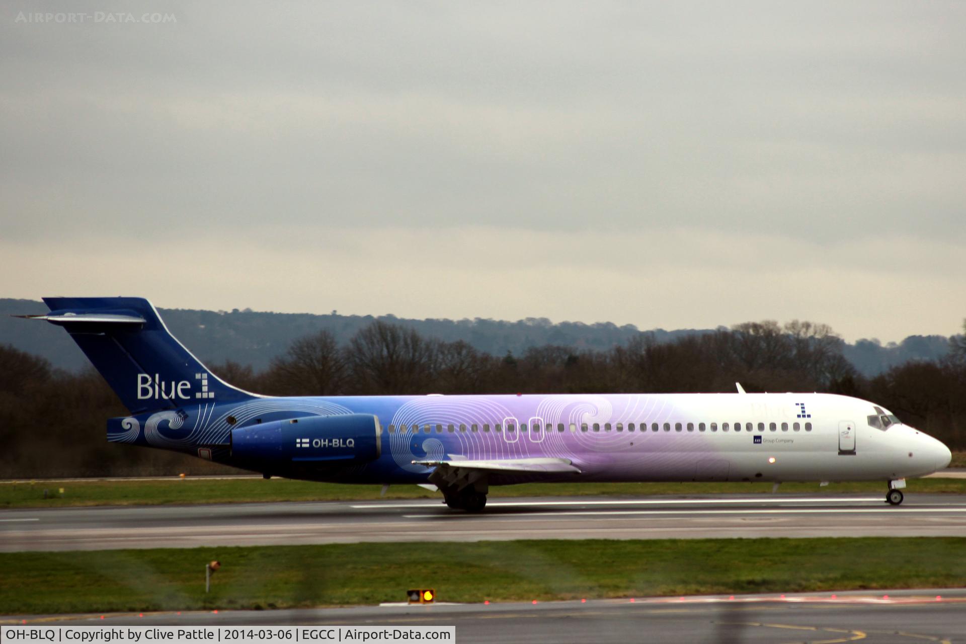 OH-BLQ, 2001 Boeing 717-2S3 C/N 55067, Arrival at EGCC
