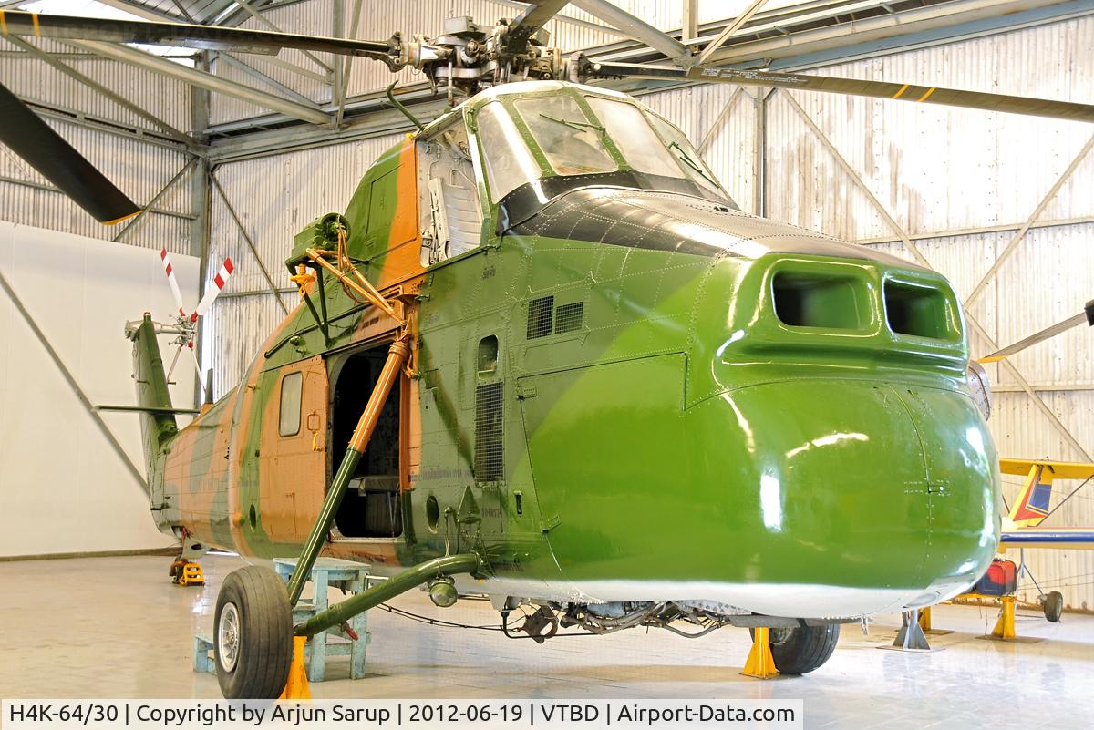 H4K-64/30, Sikorsky S-58T C/N 58-1117, On display at the Royal Thai Air Force Museum.