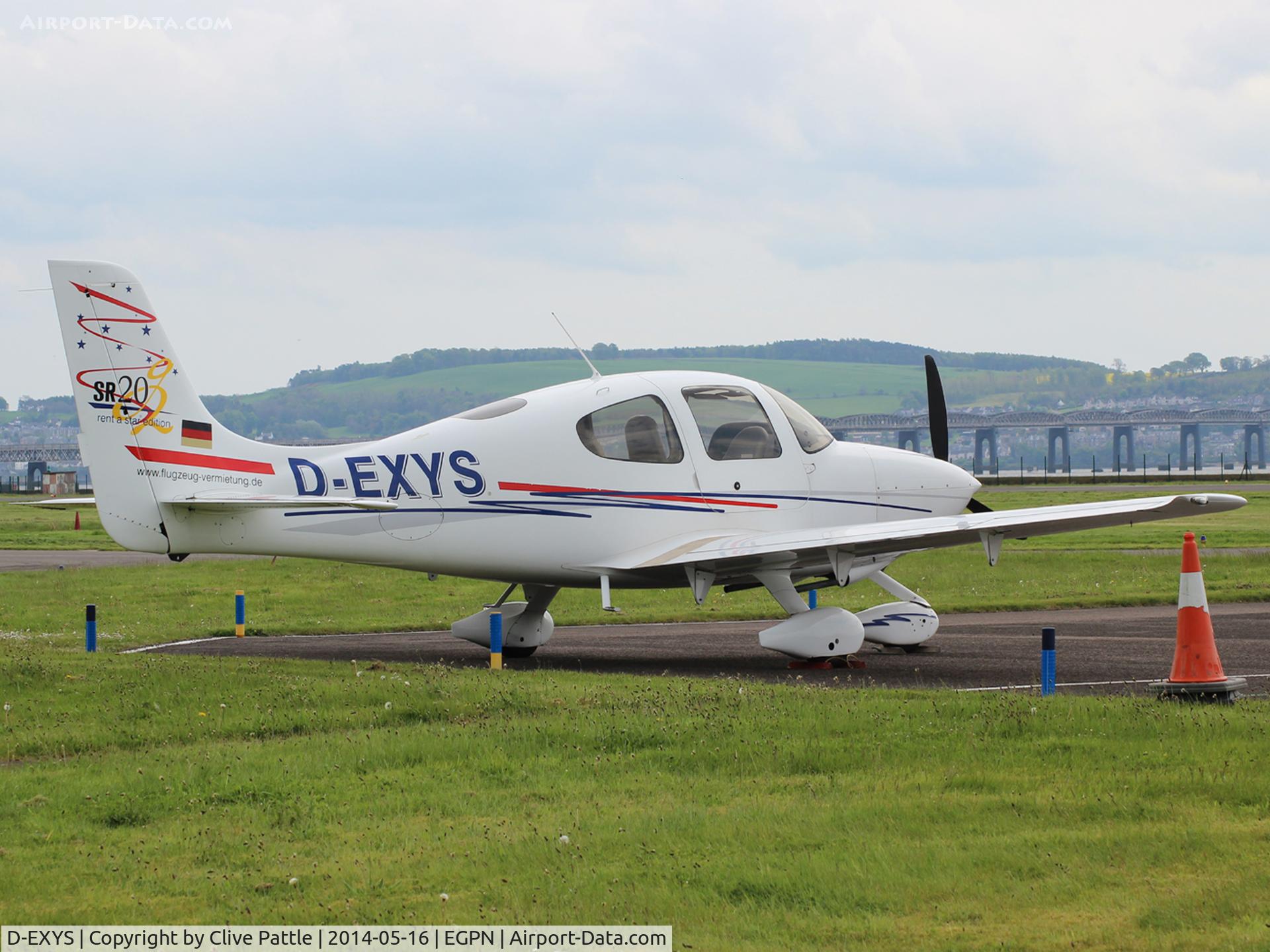 D-EXYS, 2005 Cirrus SR20 C/N 1515, At rest at Dundee Riverside EGPN