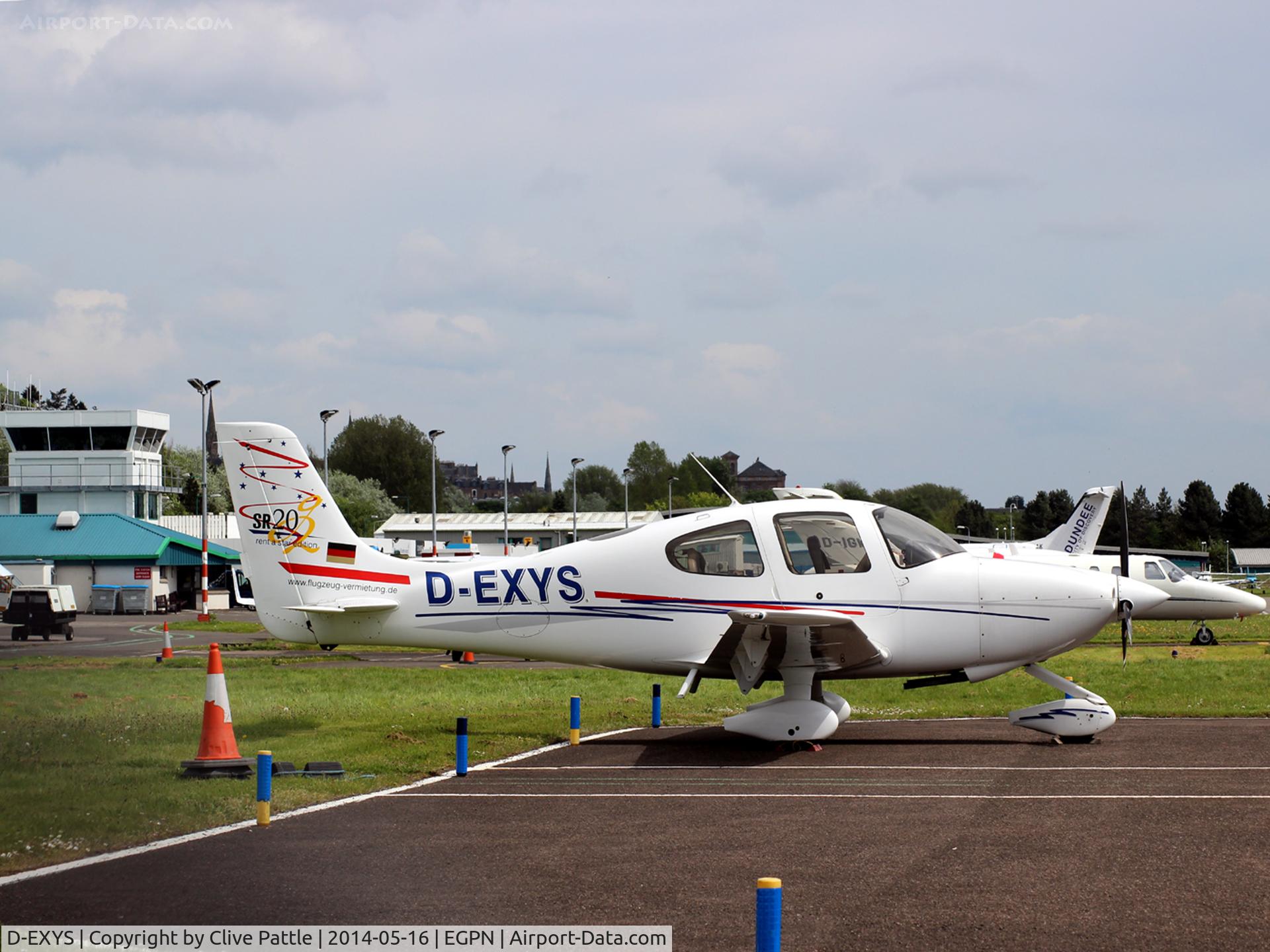 D-EXYS, 2005 Cirrus SR20 C/N 1515, Dundee Riverside EGPN visitor