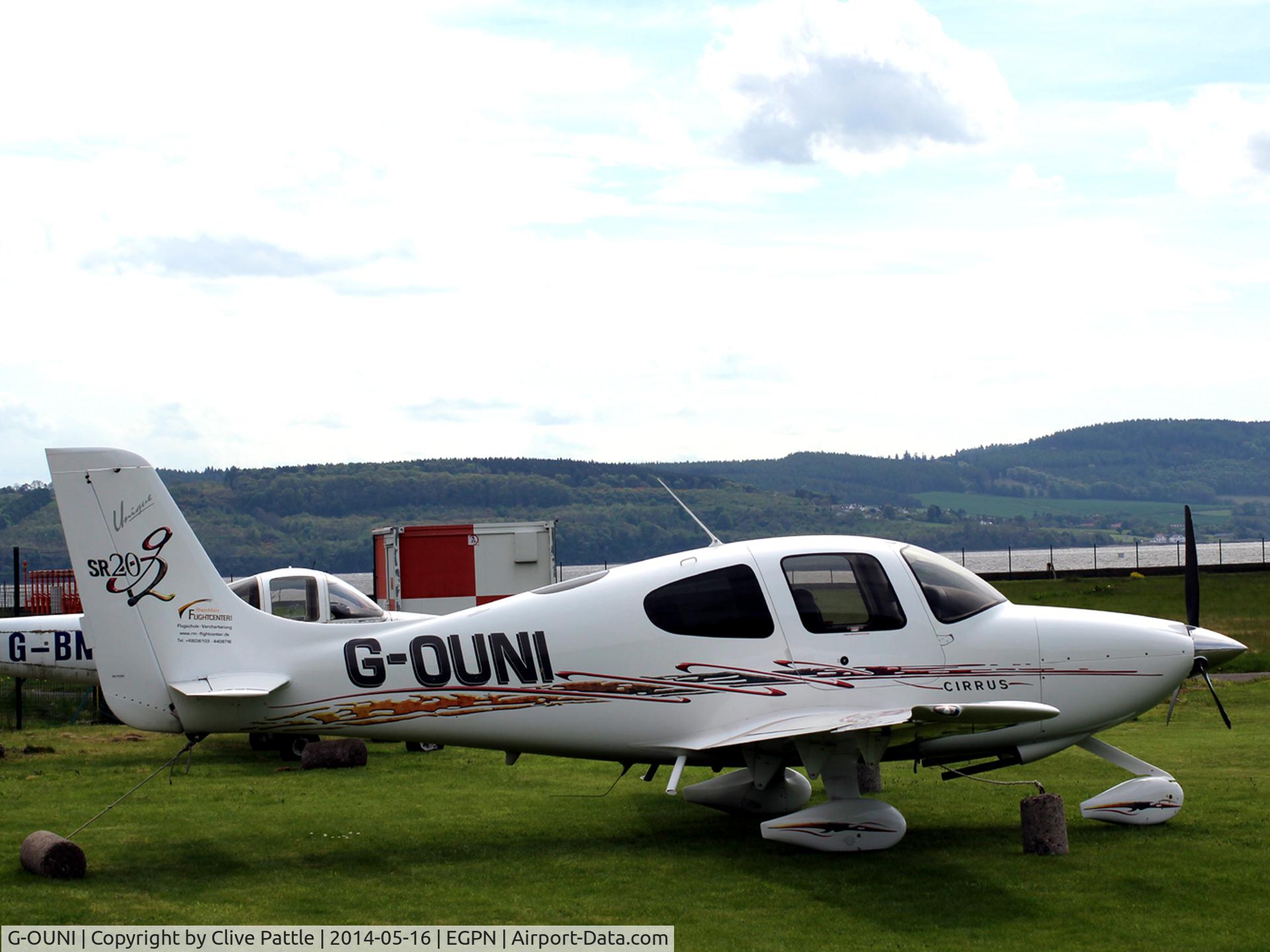 G-OUNI, 2006 Cirrus SR20 G2 C/N 1705, Visiting Dundee Riverside EGPN, ex G-TABI, c/n 1705