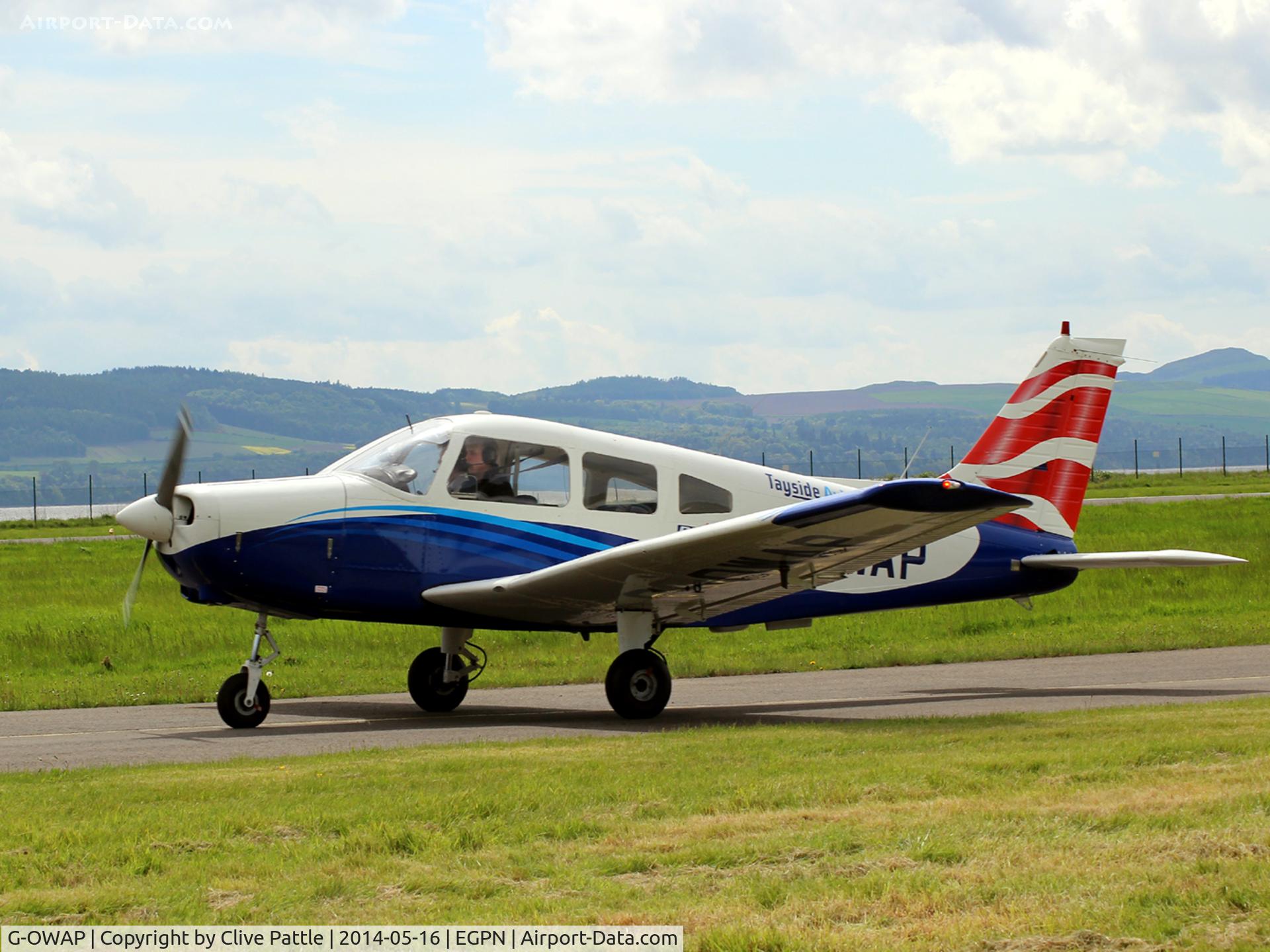 G-OWAP, 1977 Piper PA-28-161 Cherokee Warrior II C/N 28-7816314, Based at Dundee Riverside EGPN with Tayside Aviation