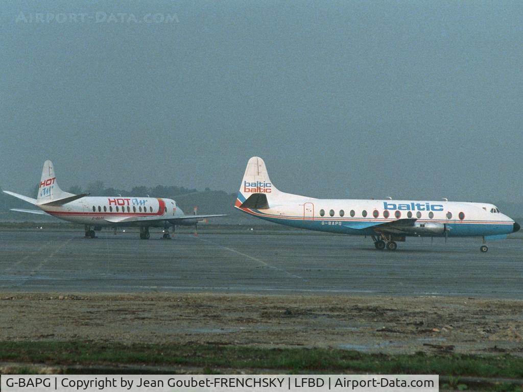 G-BAPG, 1959 Vickers Viscount 814 C/N 344, Baltic Airlines