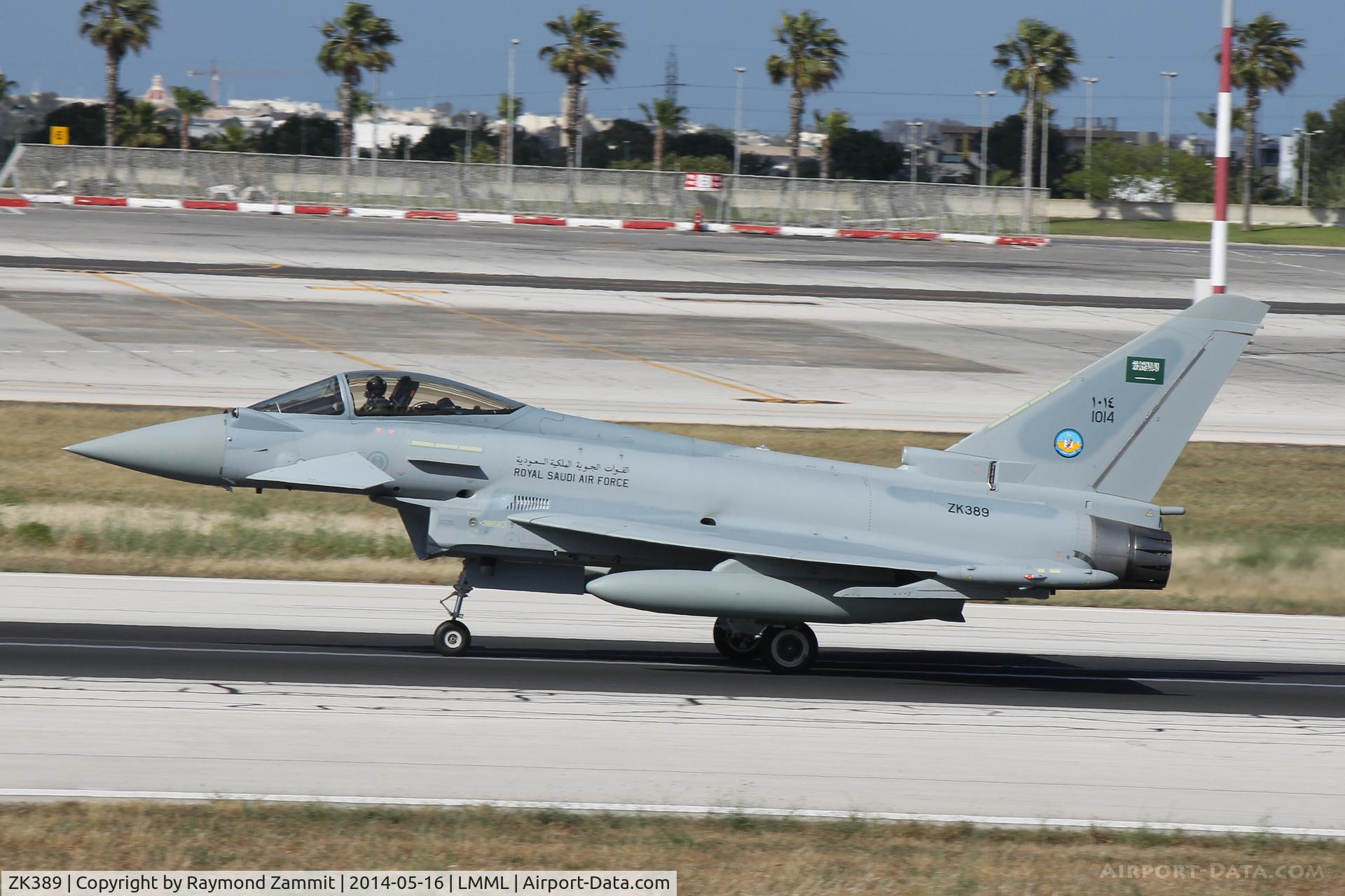 ZK389, 2014 Eurofighter EF-2000 Typhoon F2 C/N CS024, EF2000 Typhoon ZK389 (1014) RSAF