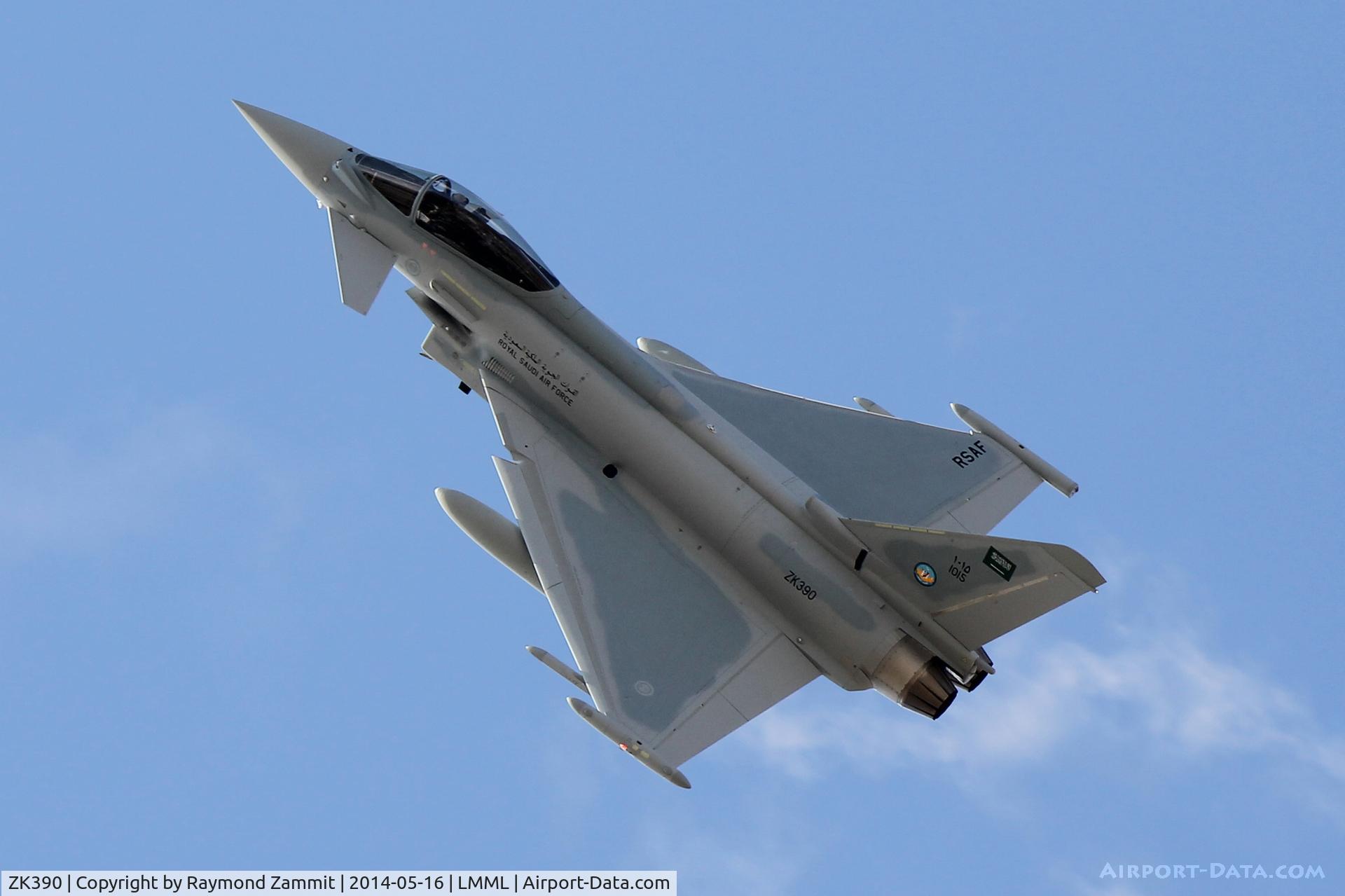 ZK390, 2014 Eurofighter EF-2000 Typhoon F2 C/N CS025/403, EF-2000 Typhoon ZK390(1015) of RSAF.