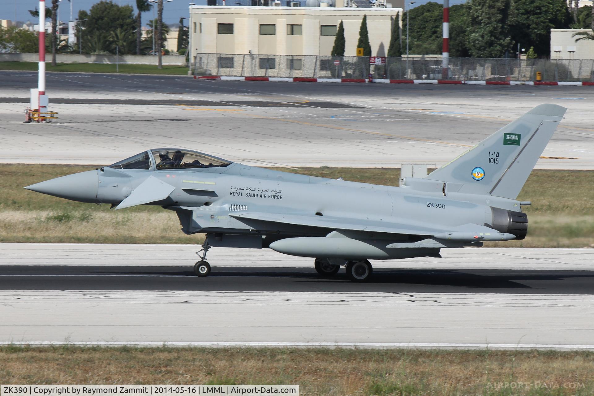 ZK390, 2014 Eurofighter EF-2000 Typhoon F2 C/N CS025/403, EF2000 Typhoon ZK390(1015) of Royal Saudi Air Force