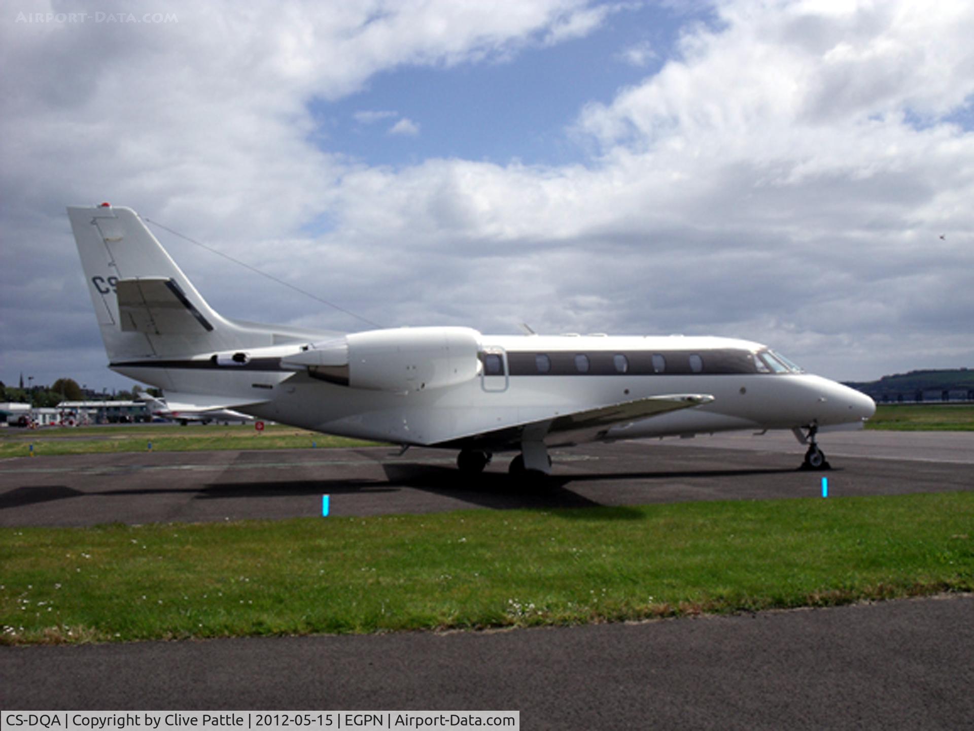 CS-DQA, 2008 Cessna 560XL Citation XLS C/N 560-5798, Rest time at Dundee Riverside EGPN for this Netjet Europe