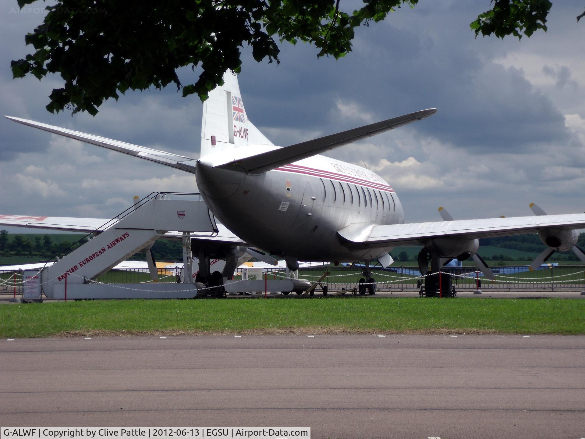 G-ALWF, 1952 Vickers Viscount 701 C/N 005, Viscount G-ALWF on display