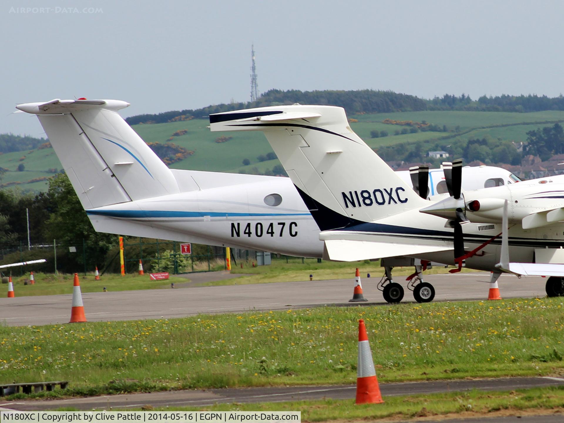 N180XC, 2001 Piaggio P-180 Avanti C/N 1051, The apron can get busy especially when there are Golf Tounaments on at the nearby St Andrews Golf Links