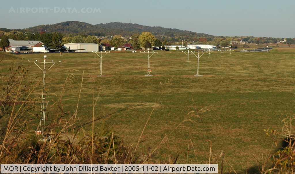 Moore-murrell Airport (MOR) - MOR from HWY 160 end of runway
