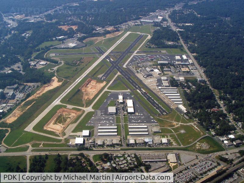 Dekalb-peachtree Airport (PDK) - Aerial view of PDK