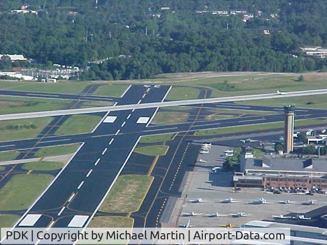Dekalb-peachtree Airport (PDK) - View of Runway 34