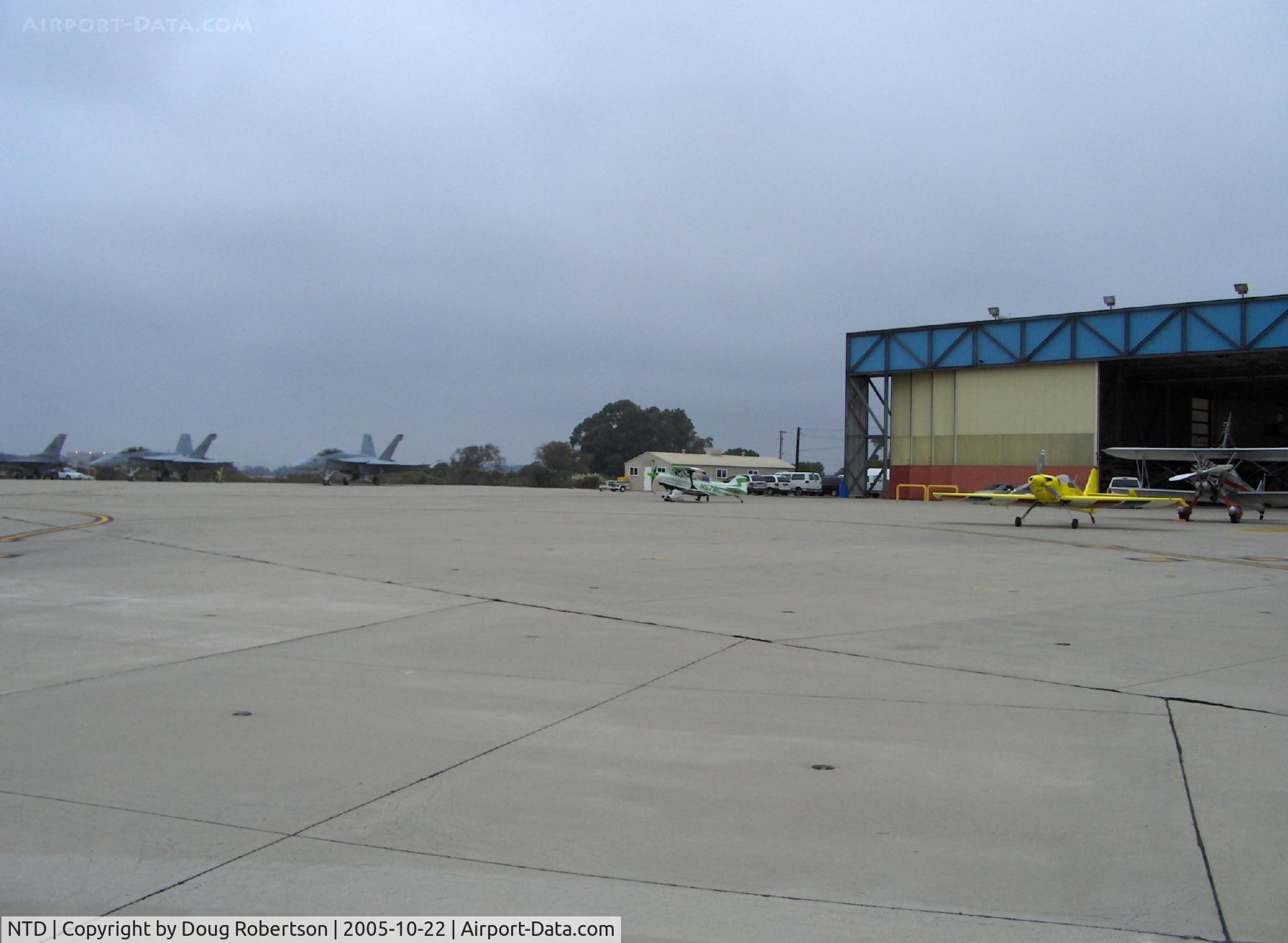 Point Mugu Nas (naval Base Ventura Co) Airport (NTD) - NAWS Point Mugu VP-65 Hangar (Patrol Squadron 65 disestablished March, 2006), USN F/A-18s & Airshow Aircraft, NTD